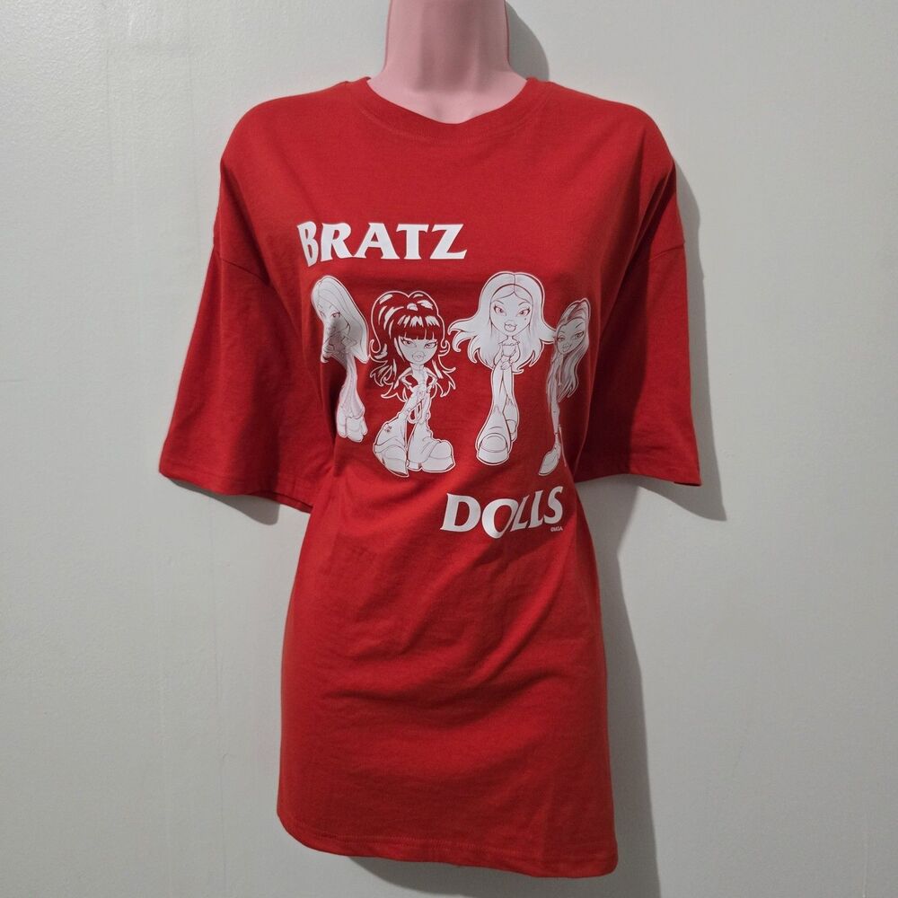 Bratz - T-Shirt - Size XL - Character Graphic Oversized MGA Jade - Red